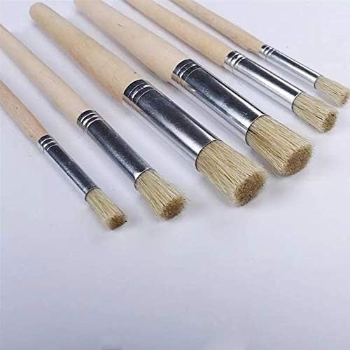 Waschbares Pinselset, 6-teilig/Set, professionelles Pinselset, Digitale Ölpinsel, Rundpinsel für Öl- und Acrylmalerei