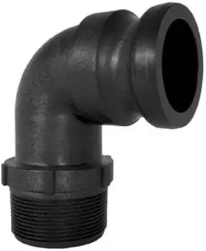 2 of 2" Banjo Poly Male Adapter 90° - 2" Male NPT USA MADE 200F90