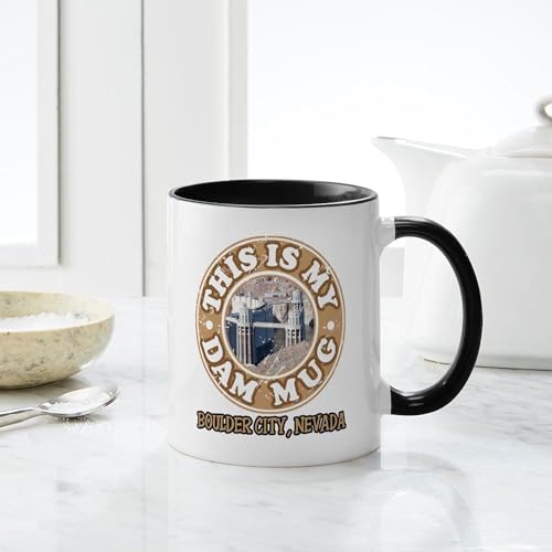 Taza de cerámica 11 oz CafePress Hoover Dam miniatura 6