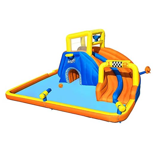 H2Ogo!® 18'1&Quot; X 16'6&Quot; X 8'8&Quot;/5.51M X 5.02M X 2.65M Super Speedway Mega Water Park