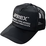 AVIREX アヴィレックス 2サイズ展開 スタンダード ミリタリー メッシュキャップ LL 大きい 帽子 キャップ メンズ ビッグサイズ 夏 NUMBERINGブラックカモ XL