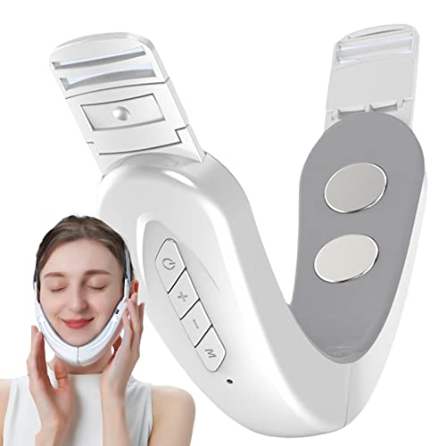 Ziurmut V Lift Face Device - Masajeador eléctrico portátil para moldear la cara, máquina facial en V, masajeador de celulitis facial para reducir la papada, máquina de levantamiento facial para cara