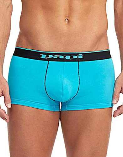 Papi Men's Stylish Brazilian Solid and Print Trunks (3-Pack of Men's Underwear)