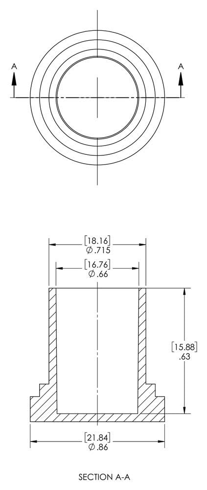 Caplugs EP-12 EP Series – Plastic Plug for Threaded Connectors, 1000 Pack, Yellow LD-PE, Nominal Thread Size 3/4"-20 Flanged, Dust & Impact Protection, Fit Smooth Cylindrical Surfaces, Easy Removal