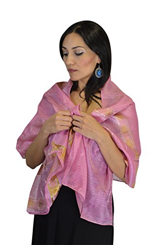 Moroccan Shoulder Shawl Breathable Cotton Head Scarf Silky Soft Exquisite Wrap Pink