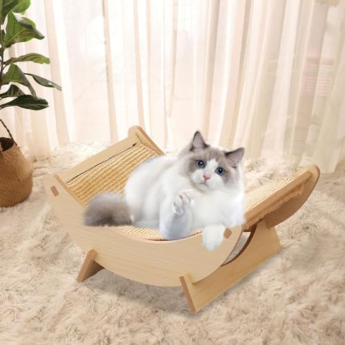 Baoblaze Cartão arranhador para gatos protege tapetes e sofás espreguiçadeira para gatos placa para