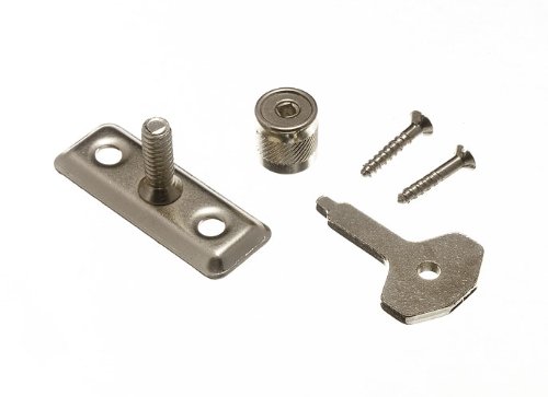 200 X Window battant Stay Pin Lock And Key Eb laiton chromé + vis