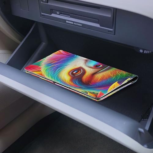 Organizador de auto cuero PU compacto miniatura 6