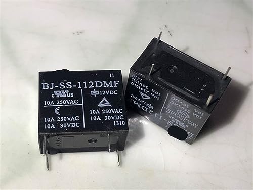 BAWHO BJ-SS-105DM BJ-SS-112DM BJ-SS-112DMF BJ-SS-124DM BJ-SS-124DMF (32F-1A-12V/24V-5A/10A) Relay 4 Pins 1Pcs (Size : BJ-SS-105DM 5V-5A)