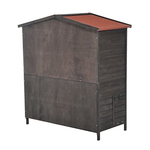 Pawhut - Conigliera da Esterno a Due Ripiani