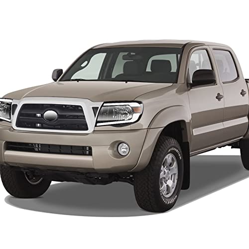 TLAPS Black Housing DRL LED Strip Bar for 2005-2011 Toyota Tacoma Amber Reflector