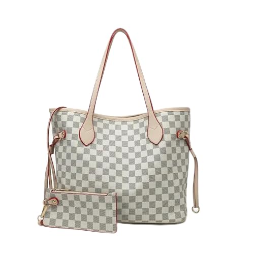 Fashionable Women's European Retro Plaid Casual Bag
