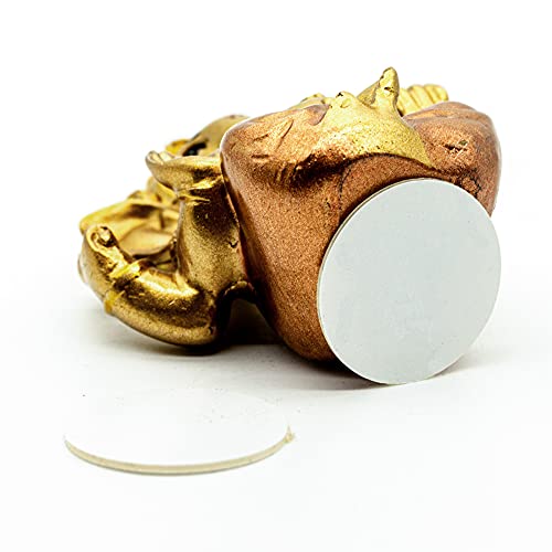 Hindu Ganesh For Car Dashboard - Indian Mini Ganesha Statue Decor India Home Office Temple Mandir Pooja Items Diwali Gifts Decor Murti Ganpati Idol Yoga Zen Meditation Room Altar Shrine Kit #TOP4