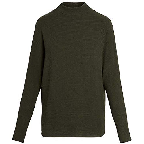 Matty M Ladies' Mock Neck Top (Olive, Small) #TOP2