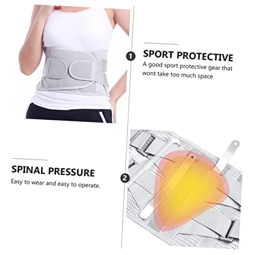 Faja lumbar protectora transpirable talla S para soporte de cintura miniatura 5