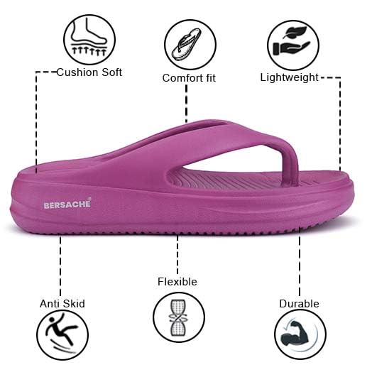 Image of Bersache Extra Soft Classic Casual with Regular wear with Ultra Soft & Flexibility Technology Slipper for Women's