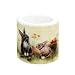 Produktbild Kerze rund Cute Rabbits | Niedliche Hasen | Tischdeko Ostern | Ø 8cm | Höhe 7,5cm