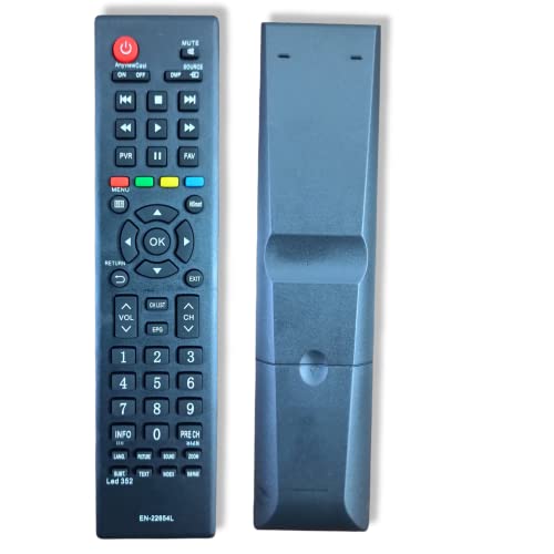 Image of EHOP En22654L Remote Control Compatible for Lloyd Led LCD Tv (Please Match The Image with Your Old Remote) Black