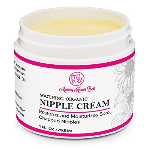 Organic Nipple Cream for Breastfeeding Lanolin Free