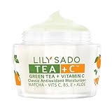 Green Tea and Vitamin C Moisturizer for Face - Anti-Aging, Anti-Wrinkle Antioxidant Moisturizer for Women and Men - Natural and Organic Facial Cream Revitalizes Skin for a Soft, Radiant Complexion
