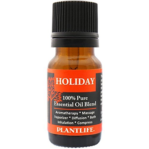 Plantlife Holiday Aromatherapy Essential Oil Blend - Straight From The Plant 100% Pure Therapeutic Grade - No Additives Or Fillers - Made In California 10 Ml #TOP21