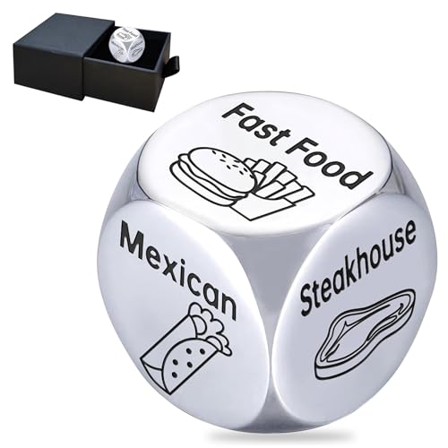 safoezy Father's Dad Gifts from Wife Daughter Son, Food Dice