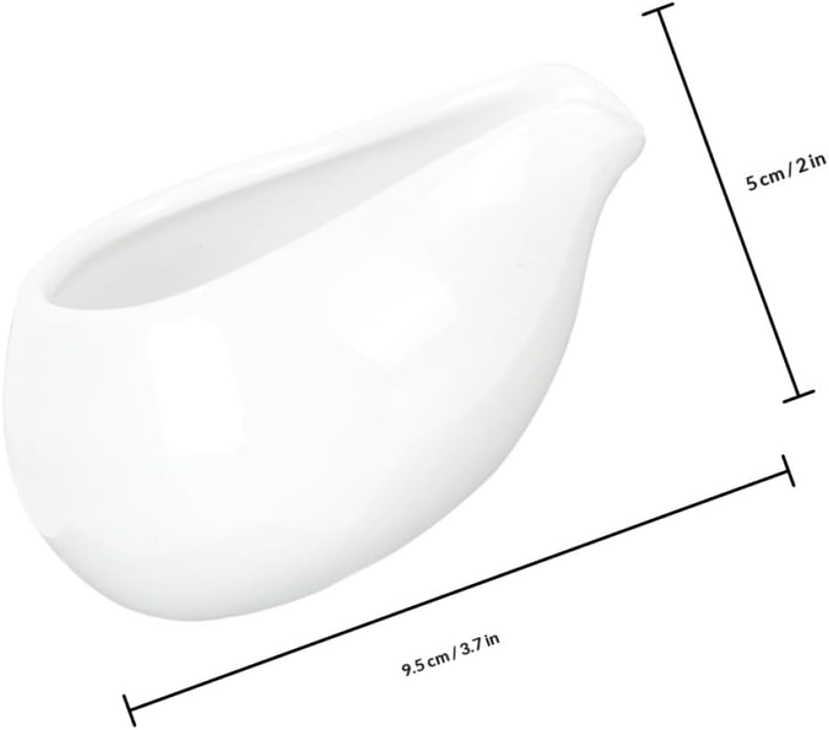 Ceramic Small Milk Pitcher Set of 2 for Home Bars
