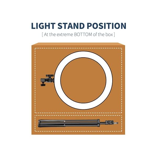 NEEWER Ringlicht RP20-B 20Zoll LED mit Ständer und Telefonhalter, 44 W 3200K-5600K mit AkkuGleichstrom Option, USB Akku Ladegerät für Makeup, Tätowierung, Wimpern, YouTube, TikTok, Videobeleuchtung – Bild 4