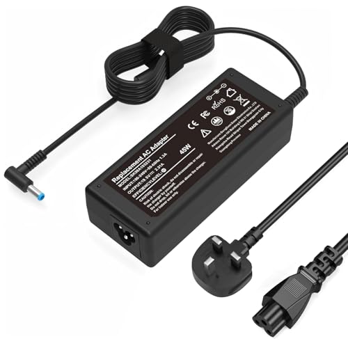 SKOTSLYE 19.5V 2.31A Power Adapter Compatible with HP Stream 11 13 14 Elitebook Folio Envy Spectre Ultrabook Probook Chromebook 11 14 Pavilion 11 13 15 (4.5mm x 3mm)
