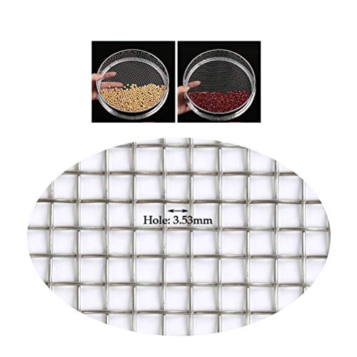 TIMESETL 304 roestvrij stalen draadgaas roestvrij staal 6 mesh, 3-delige draad mesh 30 x 21cm gaasdraad filterzeef blad… - Image 5