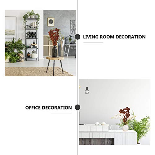 Cabilock Folhas de eucalipto artificiais artificiais artificiais guirlanda de eucalipto secas, haste