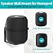 Yibracki Heavy Duty Speaker Wall Mount Compatible with Homepod 1 and Homepod 2 Metal Speaker Mounts for Homepod Wall Mount Bracket for Homepod 1st & 2nd Generation Easy to Install,Black