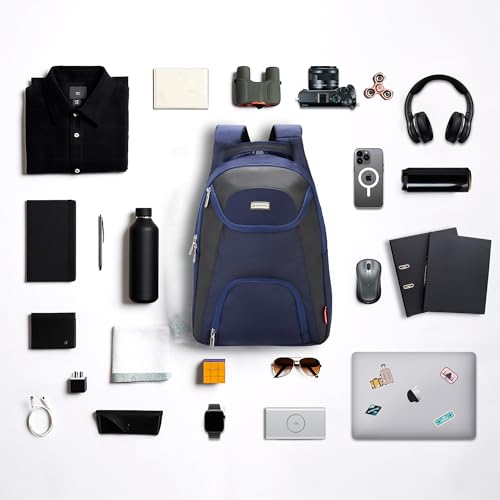 Image of HARISSONS Axis Business Travel Laptop Backpack | 35L | Fits 15.6 inch Laptop | 1000D PU-Coated Polyester | Office, Travel & Work Commute
