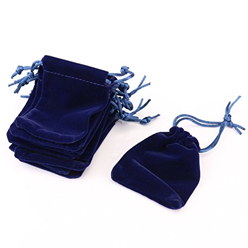 J.tushar Imported Velvet Pouches for Jewellery Packaging(Set of 10 psc)