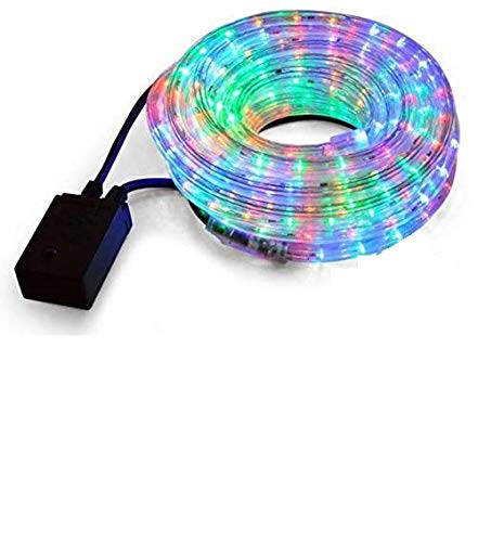 TUBO LUMINOSO LED LUCI DI NATALE IMPERMEABILE ESTERNO RGB CALDO FREDDO 10 15 20M (Bianco Caldo, 10m)