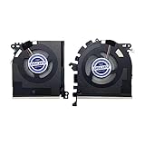 LANDALANYA Replacement CPU+GPU Cooling Fan for HP ZBook Studio G7 ZBook Studio G8 ZBSG7 ZBCG7 HSN-C06C Series EG50050S1-1C060-S9A EG50050S1-1C070-S9A 5K200ACGXX 5K200AYKTN M14876-001 M14877 DC5V Fan