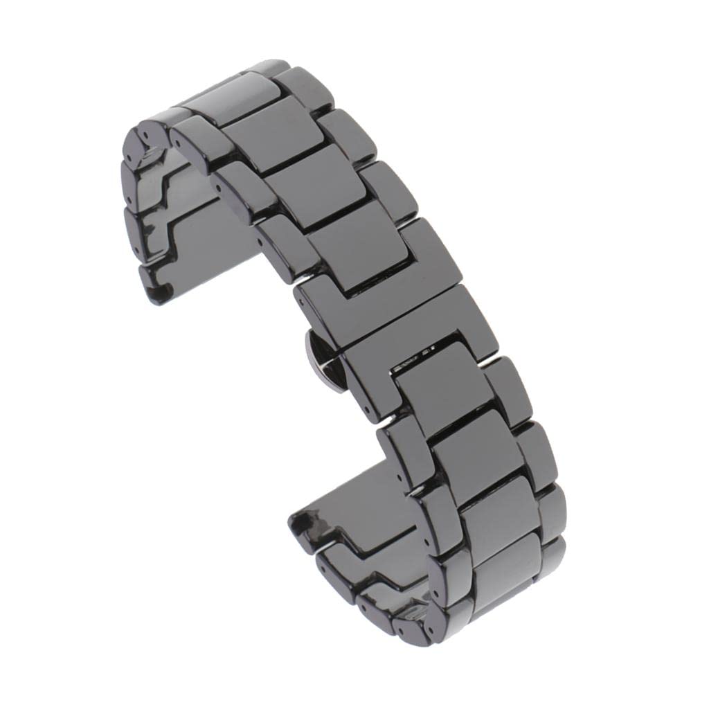 ATORSE® Ceramic Watchband Link Replacement Smart Watch Strap Steel Buckle Black 20Mm (B0CB1D8YRZ) Amazon Price History, Amazon Price Tracker
