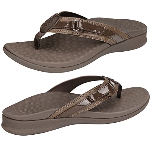 SEYMOUR Orthopedic Sandals for Women - Comfort Flip Flops With Arch Support - Relieve Foot Pain Due to Flat Feet and Plantar Fasciitis - Main Image
