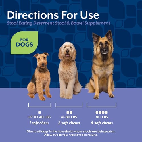 Image of NaturVet - Coprophagia Stool Eating Deterrent - Deters Dogs from Consuming Stool - No Poop Eating for Dogs - Enhanced with Breath Aid Freshener, Enzymes & Probiotics - 130 Soft Chews (Pack of 2)