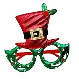 Ventaja del Diseño Ligero: Las gafas de Navidad divertidas presentan una construcción ligera que las hace fáciles de llevar durante muchas horas, reduciendo la fatiga en reuniones familiares y eventos navideños, mientras su calidad resistente a la decoloración asegura que mantengan un aspecto vibrante y colorido a lo largo de toda la temporada , añadiendo brillo y diversión a cada momento con un estilo duradero y cómodo para celebraciones prolongadas