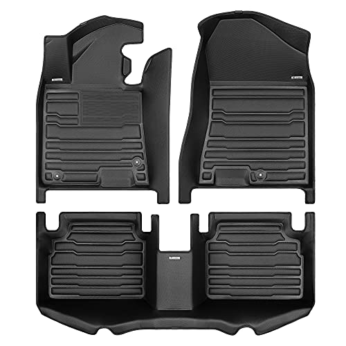 Tuxmat - For Kia K5 Awd 2021-2024 Models - Custom Car Mats - Maximum Coverage, All Weather, Laser Measured - This Full Set Includes 1St And 2Nd Rows #TOP8