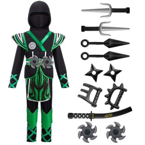 Spooktacular Creations 20578-S Kids Green Ninja Costume thumb #2