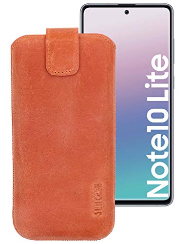 Étui Samsung Galaxy A21 cuir rose saumon antique protection Suncase - 7
