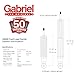 Gabriel 34058 Load Carrier Front Towing Shock Absorbers for Ford Bronco; E-250 Econoline; E-250 Econoline Club Wagon; E-350 Econoline; E-350 Econoline Club Wagon; F-100; F-150; F-250; F-350 (1 Pair)