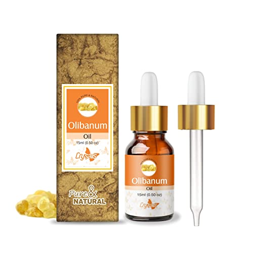 Image of Crysalis Olibanum Oil 15 ml (0.51 fl oz) - Sacred Frankincense Aromatic Oil for Skincare, Haircare, DIY Formulations, Soaps & Cream Blends