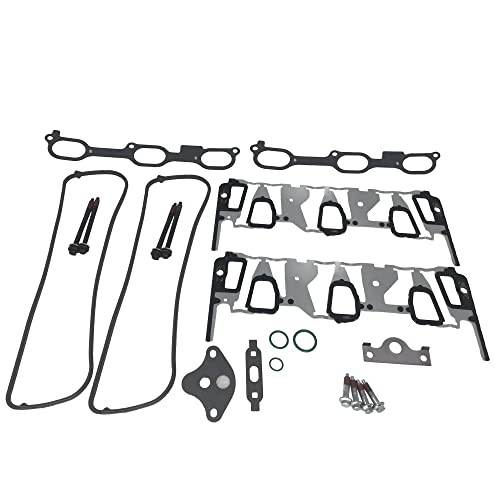 Image of Partsflow Engine Intake Manifold Gasket Set For Buick Century For Buick Rendezvous For Chevy Lumina For Chevy Venture For Olds Alero For Olds Silhouette For Pontiac Aztek For Pontiac Montana 3.1L,3.4L