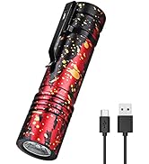 HOSONIC V8 Taschenlampe LED Aufladbar 800 Lumen Mini USB C Taschenlampen mit 5 Lichtmodi Wasserdi...