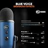 Micrófono USB Blue Yeti de Logitech Creators para PC, Mac, Gaming, Streaming, Podcasting, Estudio y Computadora, Micrófono de Condensador con Efectos Blue VO!CE, 4 Patrones de Captación, Plug and Play - Azul Medianoche | Micrófono de Condensador USB Plug-and-Play con Blue Vo!ce, Jack para Audífonos y Controles de Ganancia y Silencio Integrados 6