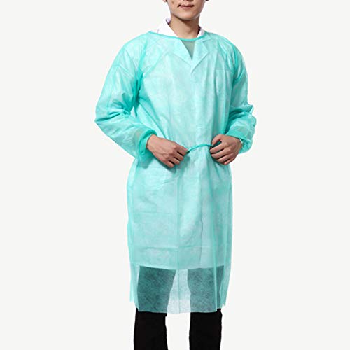 Suruc - Security Protection Clothes, Disposable Bandage Coveralls Surgical Gown, Dust-proof Isolation Clothes Labour Suit(Green)