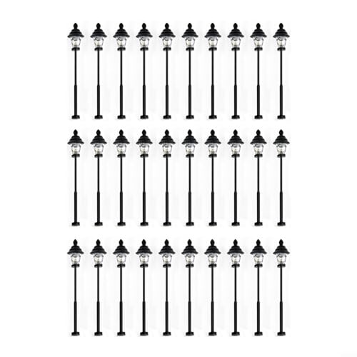 HpLive Mini Lantaarnpalen 1:160 N Spoor Warmwit LED Lantaarnpaal Kopen? Lantaarnpalen Voor De Tuin N Spoor Accessoires